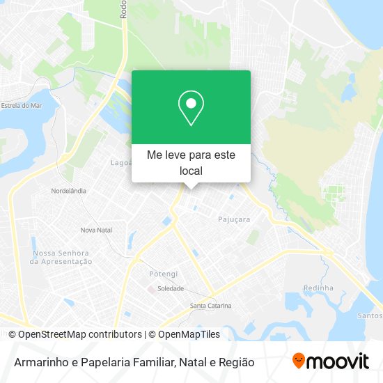 Armarinho e Papelaria Familiar mapa
