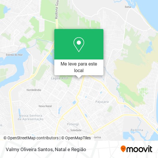 Valmy Oliveira Santos mapa