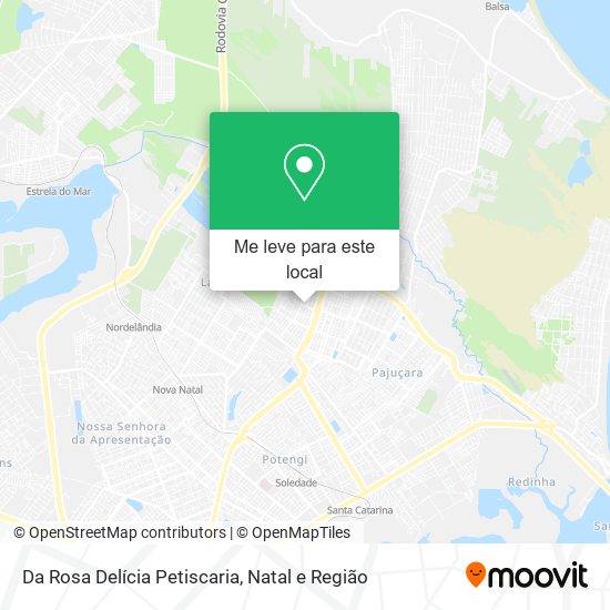 Da Rosa Delícia Petiscaria mapa