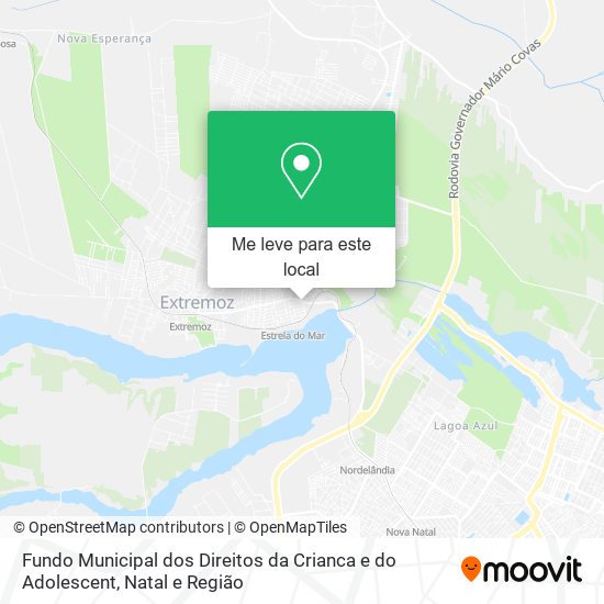 Fundo Municipal dos Direitos da Crianca e do Adolescent mapa