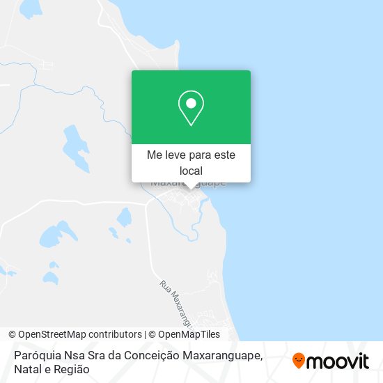 Paróquia Nsa Sra da Conceição Maxaranguape mapa