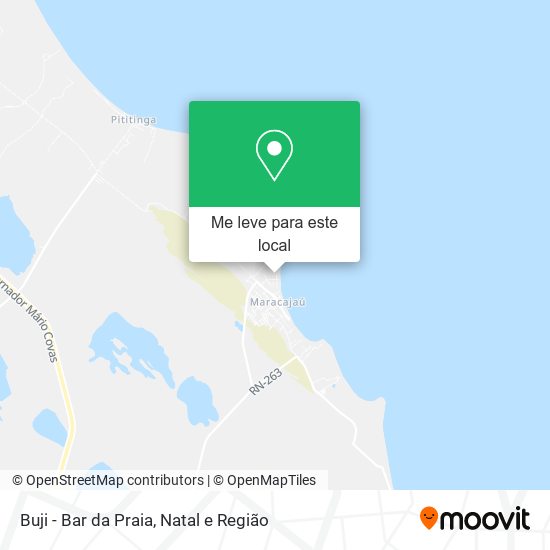 Buji - Bar da Praia mapa