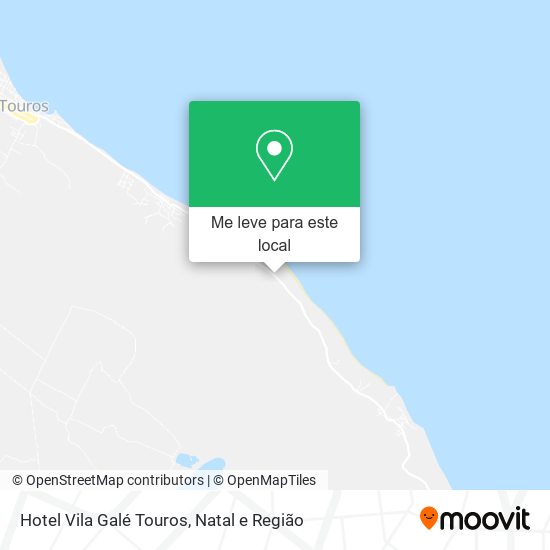 Hotel Vila Galé Touros mapa