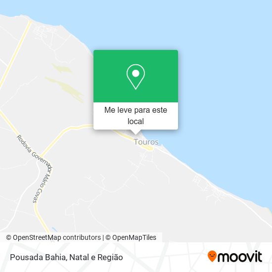 Pousada Bahia mapa