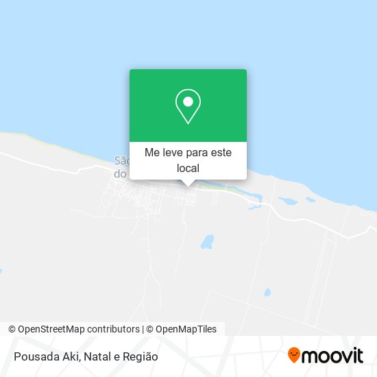 Pousada Aki mapa