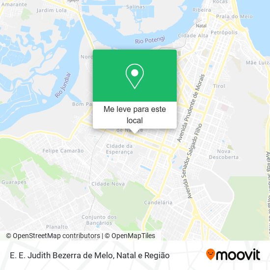 E. E. Judith Bezerra de Melo mapa