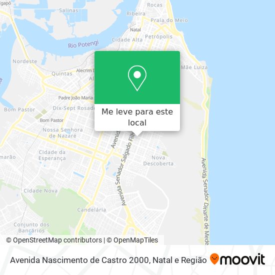 Avenida Nascimento de Castro 2000 mapa