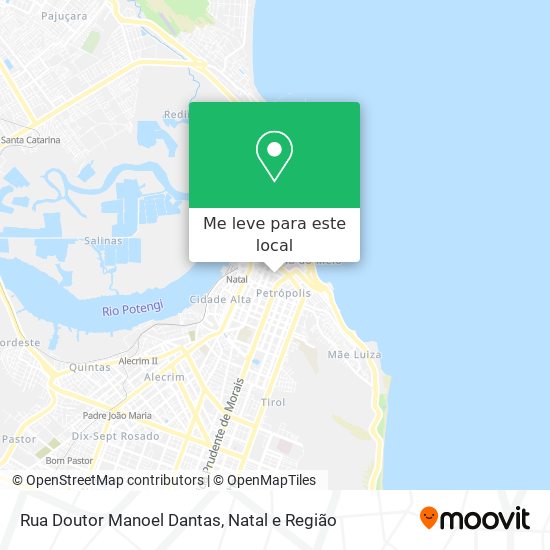 Rua Doutor Manoel Dantas mapa