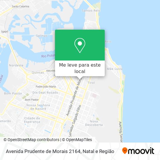 Avenida Prudente de Morais 2164 mapa