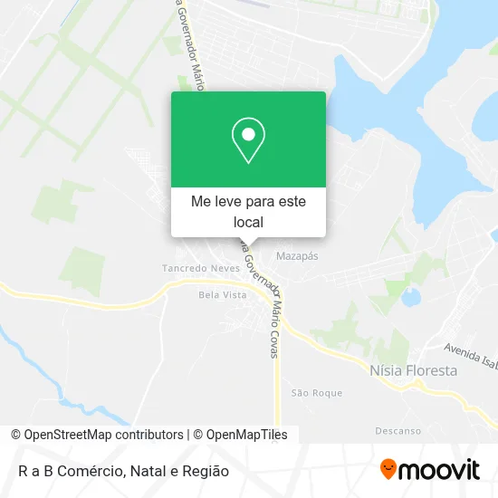 R a B Comércio mapa