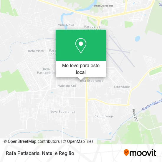 Rafa Petiscaria mapa