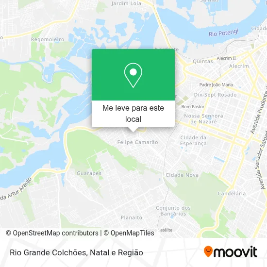 Rio Grande Colchões mapa