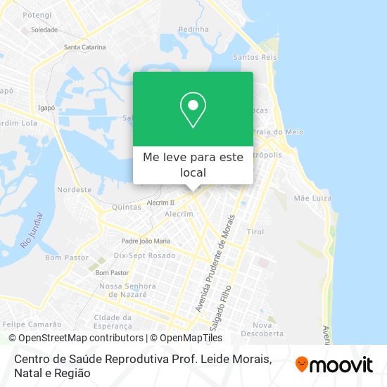Centro de Saúde Reprodutiva Prof. Leide Morais mapa