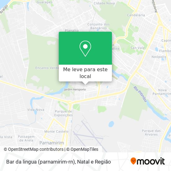 Bar da lingua (parnamirim-rn) mapa
