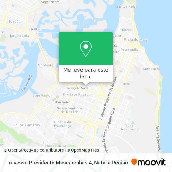 Travessa Presidente Mascarenhas 4 mapa