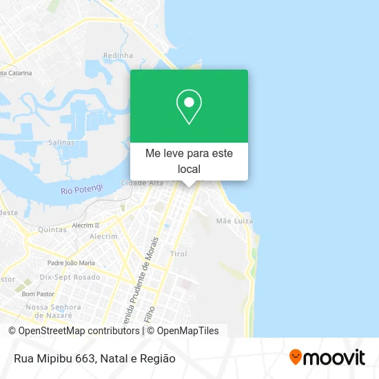 Rua Mipibu 663 mapa