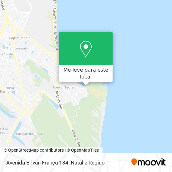 Avenida Erivan França 184 mapa