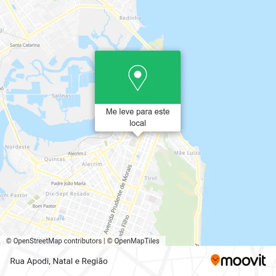 Rua Apodi mapa