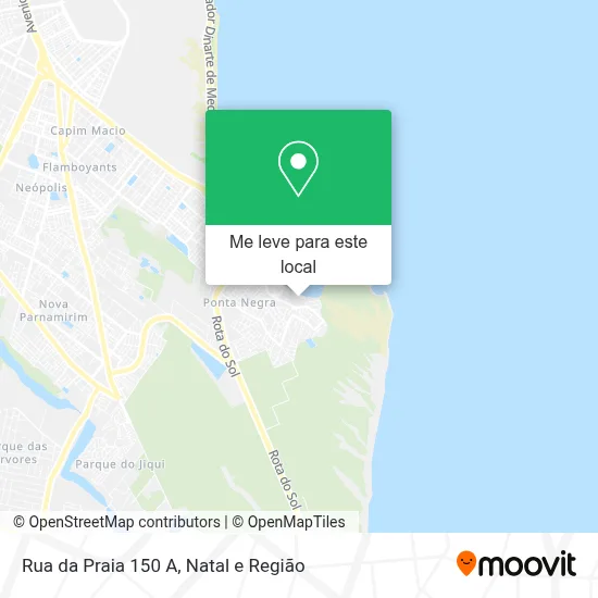 Rua da Praia 150 A mapa