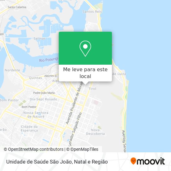 Unidade de Saúde São João mapa