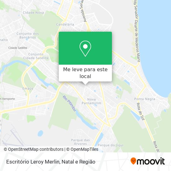 Escritório Leroy Merlin mapa