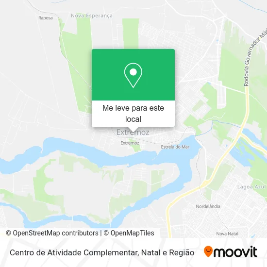 Centro de Atividade Complementar mapa