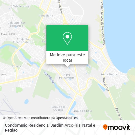 Condomínio Residencial Jardim Arco-Íris mapa