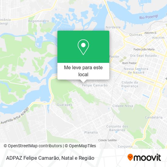 ADPAZ Felipe Camarão mapa