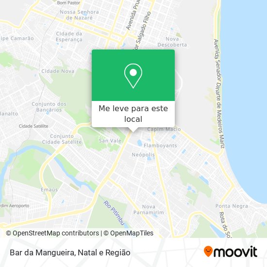Bar da Mangueira mapa