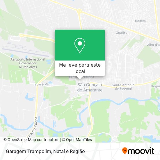 Garagem Trampolim mapa