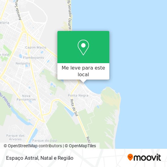 Espaço Astral mapa