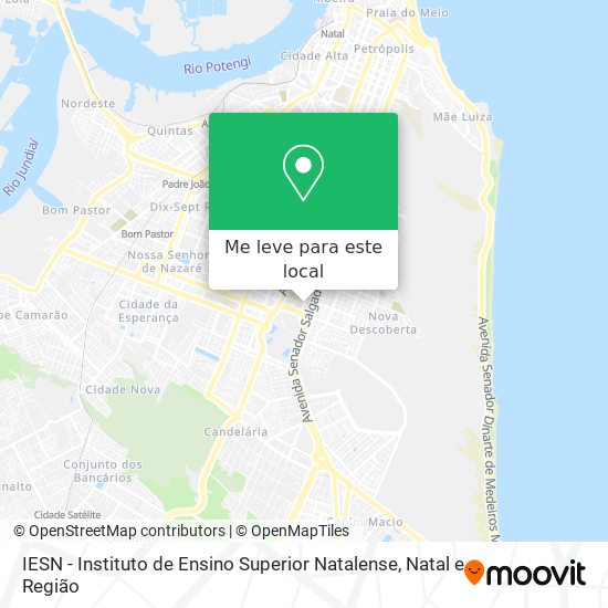 IESN - Instituto de Ensino Superior Natalense mapa
