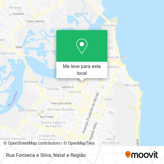 Rua Fonseca e Silva mapa