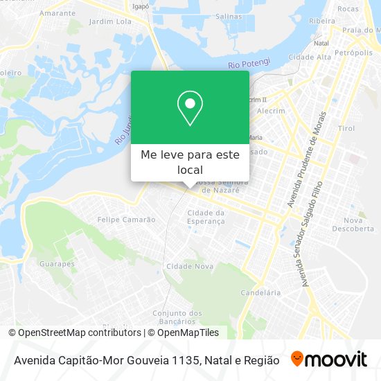 Avenida Capitão-Mor Gouveia 1135 mapa