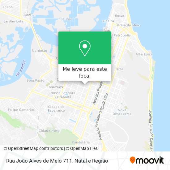 Rua João Alves de Melo 711 mapa