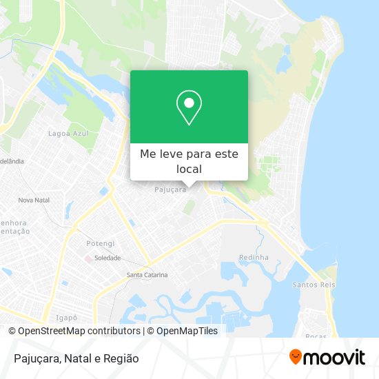 Pajuçara mapa