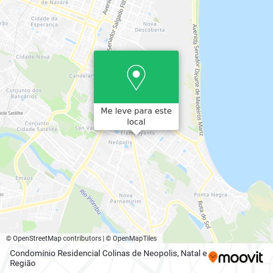 Condomínio Residencial Colinas de Neopolis mapa
