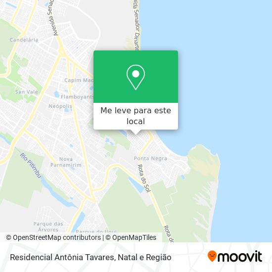 Residencial Antônia Tavares mapa