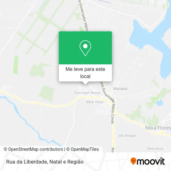 Rua da Liberdade mapa