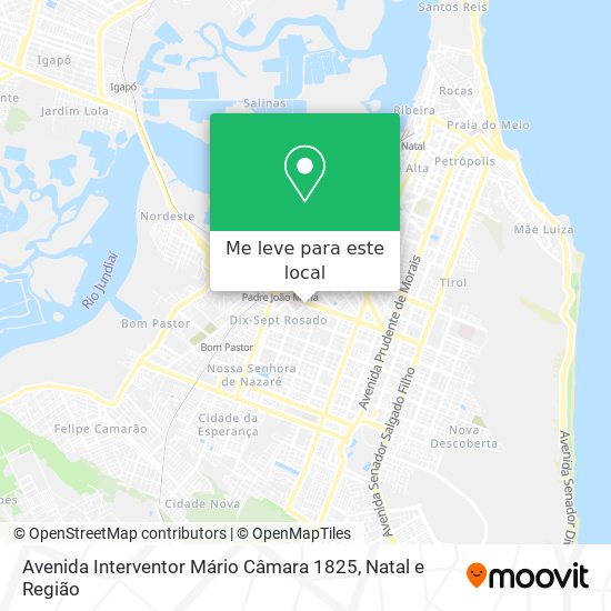 Avenida Interventor Mário Câmara 1825 mapa