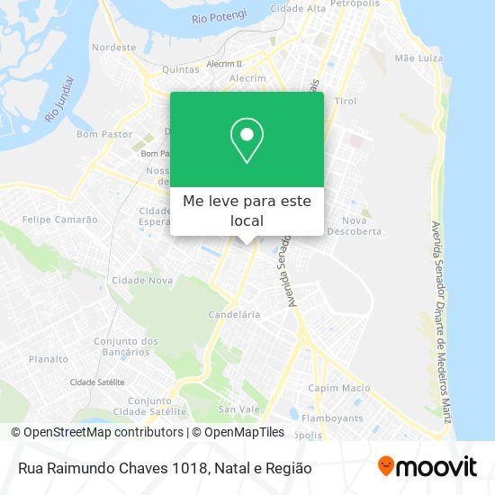 Rua Raimundo Chaves 1018 mapa