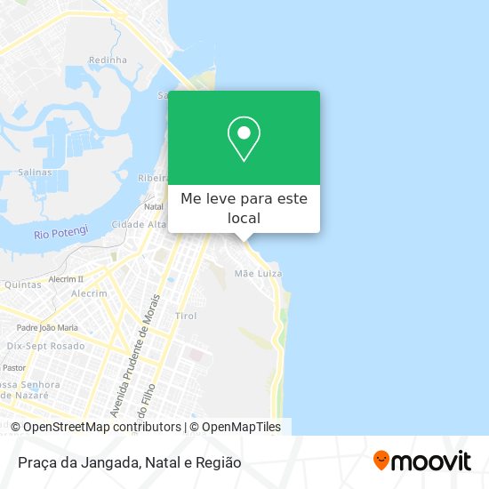 Praça da Jangada mapa