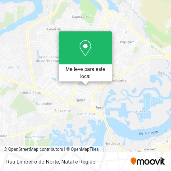Rua Limoeiro do Norte mapa