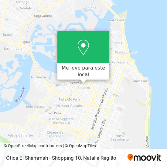 Ótica El Shammah - Shopping 10 mapa