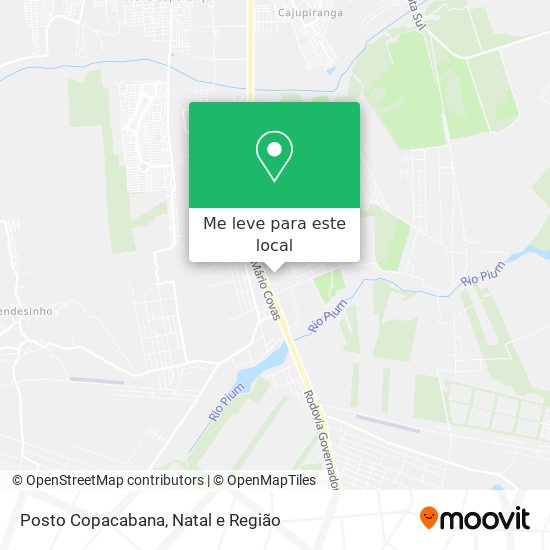 Posto Copacabana mapa