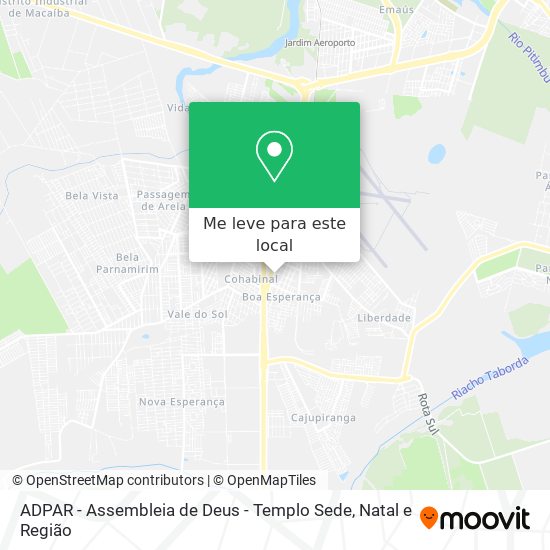 ADPAR - Assembleia de Deus - Templo Sede mapa
