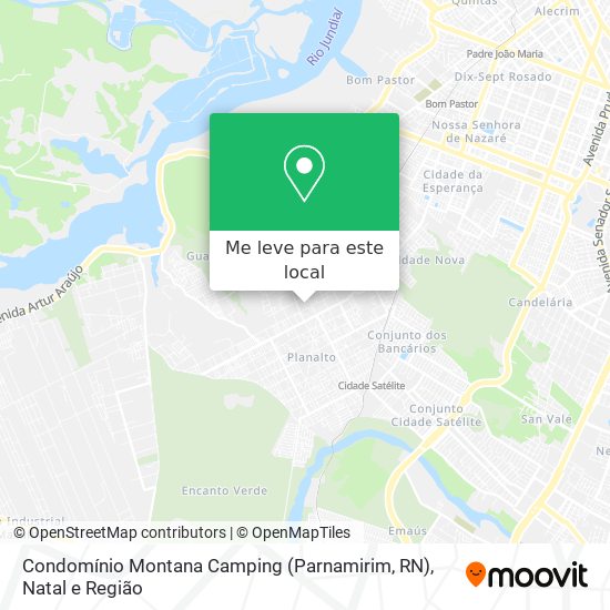 Condomínio Montana Camping (Parnamirim, RN) mapa