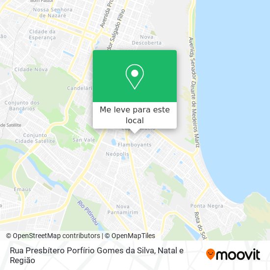 Como chegar até Rua Presbítero Porfírio Gomes da Silva em Capim Macio de  Ônibus?