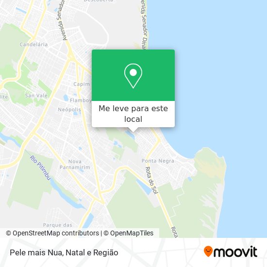 Pele mais Nua mapa