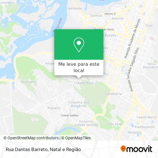 Rua Dantas Barreto mapa